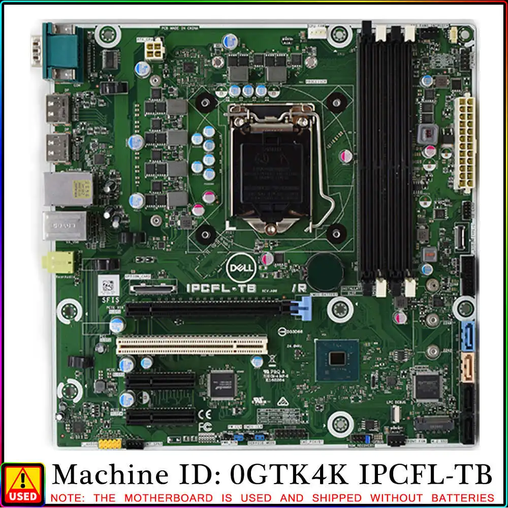 Для рабочей станции DELL Материнская плата PowerEdge T40 0GTK4K GTK4K IPCFL-TB/R Поддерживает процессор 8-го поколения Идеальный Тест Хорошего Качества - 0