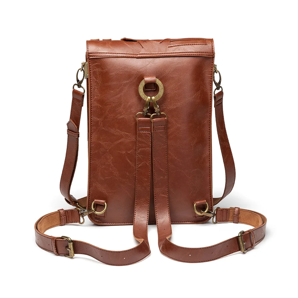 женская сумка, рюкзак в стиле стимпанк, ретро, женская школьная сумка, сумки через плечо, многофункциональный кошелек, держатель для карт - 4