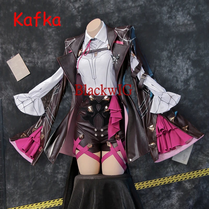 Игра Honkai: Star Rail Kafka, Косплей костюм для женщин, девочек, Унисекс, модный костюм для вечеринки на Хэллоуин - 0