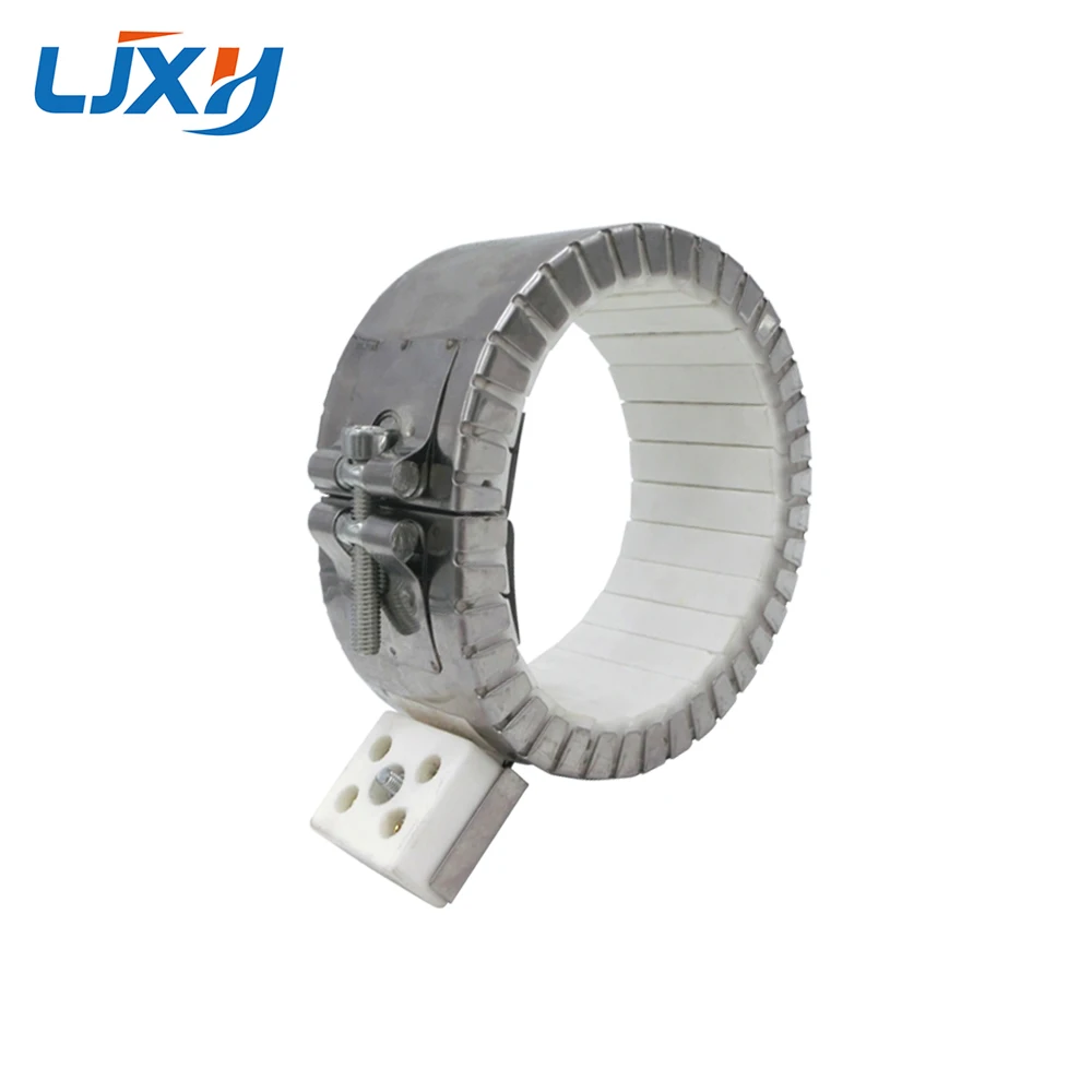 Керамические ленточные нагреватели LJXH из нержавеющей стали AC220V Внутренний диаметр 80 мм/90 мм/100 мм/120 мм Высота 50 Мм 550 Вт/630 Вт/700 Вт/850 Вт 1 шт. - 1