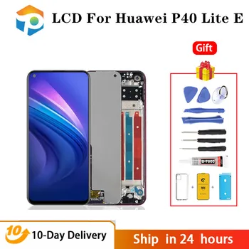 Класс AAA Оригинальный ЖК-дисплей Для Huawei P40 Lite E Y7P 2020 ART-L28 ART-L29 ЖК-дисплей с Сенсорным экраном, Дигитайзер в Сборе