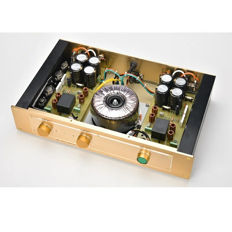 Классический усилитель мощности 150 Вт * 2 FM300A Золотое шасси Hifi Power Amplify Двухканальный усилитель - 2