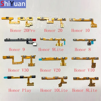 Кнопка Регулировки громкости питания Flex Для Huawei Honor 20 20Pro 10 10Lite 9 8 8Lite 10 Play Honor V10 V20 V30 honor 8X 8C 7A 5X Power Flex