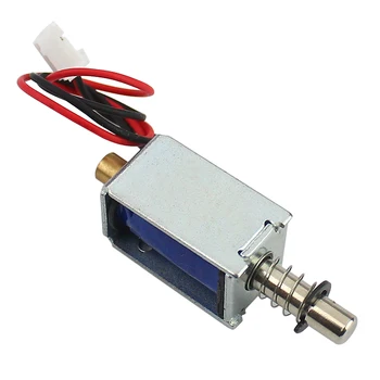 Малый электромагнитный клапан DC12V двухтактный электромагнитный клапан защелка хода электромагнитного клапана 4 мм мини-катушка электромагнитного клапана
