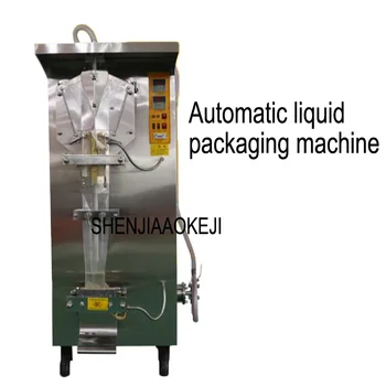 Машина для количественной упаковки жидкости из нержавеющей Стали SJ-1000, машина для упаковки воды, соевого молока, машина для упаковки молока 220V1PC