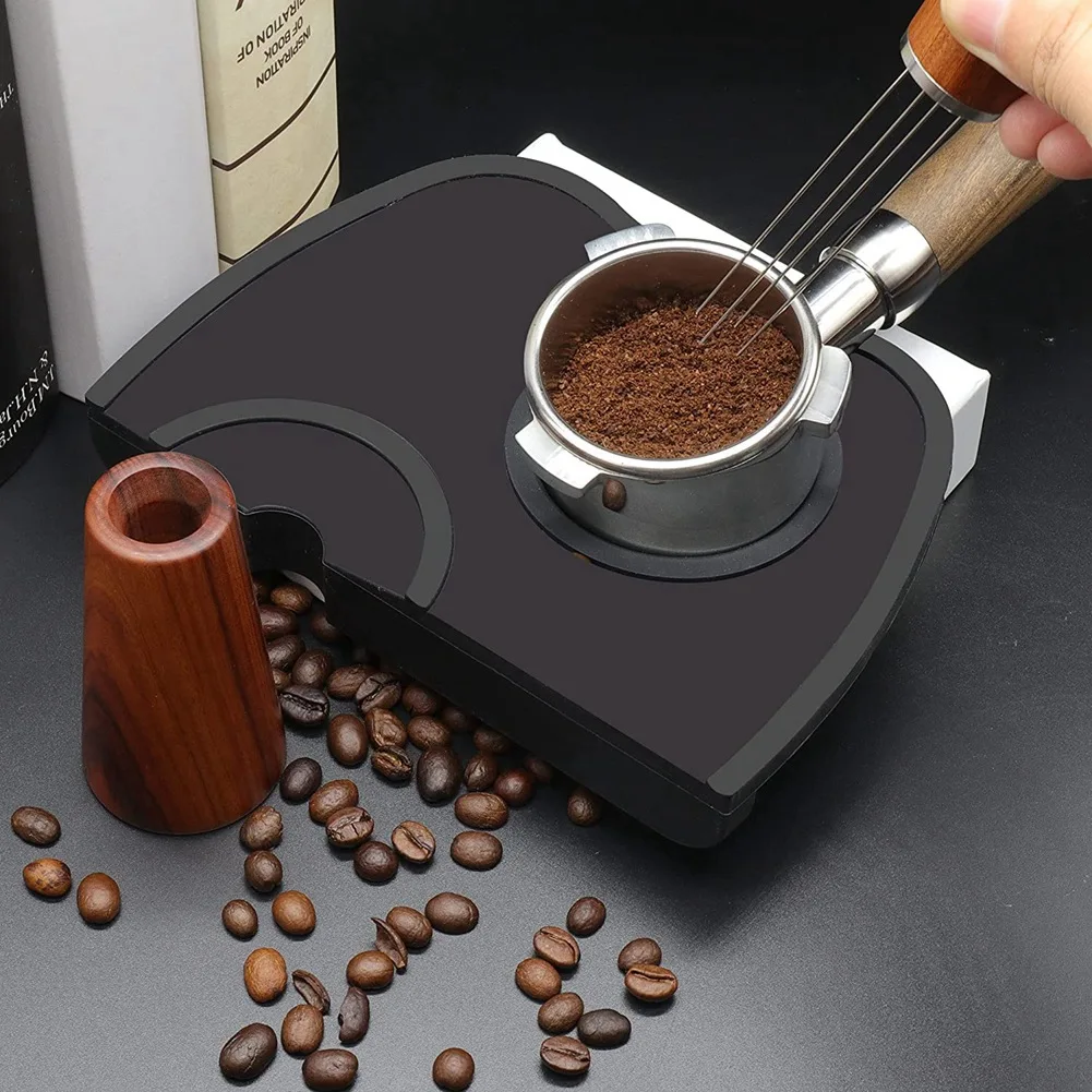 Мешалка для кофе Эспрессо, Инструмент для перемешивания кофейного порошка для приготовления эспрессо, с воронкой для дозирования эспрессо 58 мм, Тип-B - 1