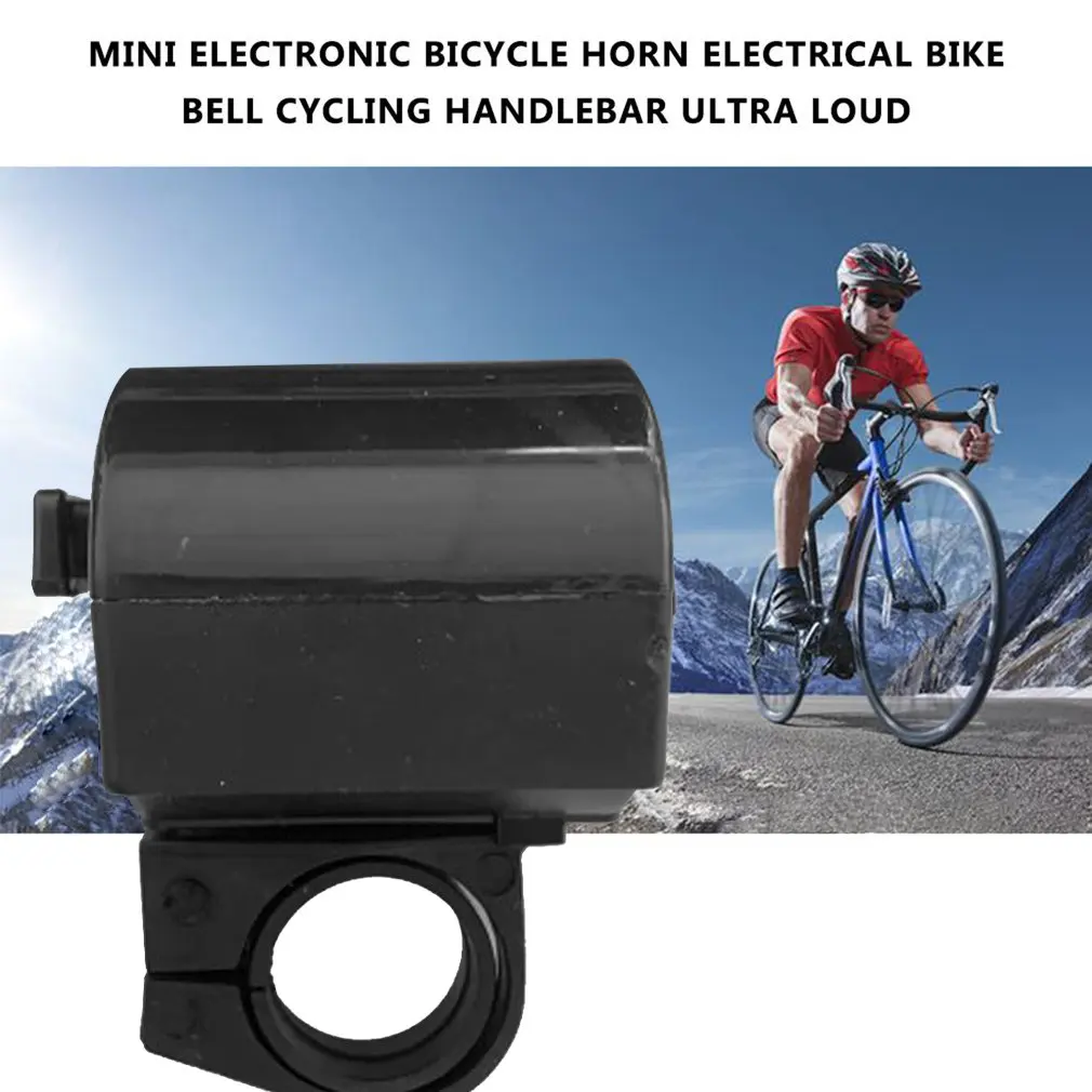 Мини-электронный Велосипедный рожок, Электрический Велосипедный звонок, Велосипедный руль, сверхгромкий сигнал тревоги, вращающийся на 360 градусов от аккумулятора - 3