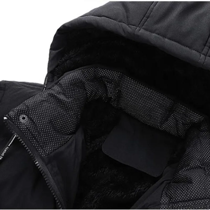 Мужская куртка с хлопчатобумажной подкладкой 5XL, Зимняя Трендовая Короткая Мужская куртка с логотипом Head, Толстая Повседневная Пуховая Стеганая Куртка, Мужское Модное Пальто - 5