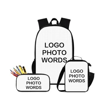 На заказ Ваш логотип/Имя/ Печать изображений, школьная сумка для мальчиков-подростков, сумки для девочек, Детские школьные сумки для студентов