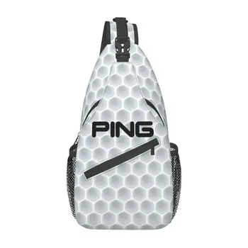 Нагрудная сумка с логотипом гольфа, Изготовленный на заказ рюкзак через плечо для мужчин, дорожный рюкзак