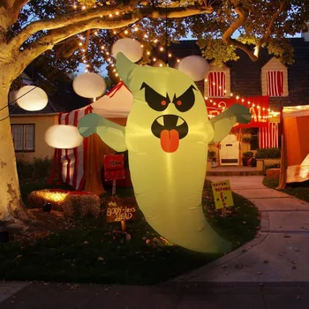 Надувной призрак, украшение на Хэллоуин для улицы, сделай сам, подвесной страшный призрак со светодиодной подсветкой, дом ужасов, двор, декор для вечеринки на Хэллоуин