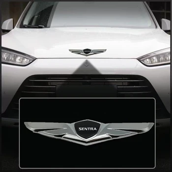 Наклейки для модификации автомобиля, 3D металлический значок, наклейка на капот, высококачественные декоративные наклейки для NISSAN Sentra с логотипом, автомобильные аксессуары