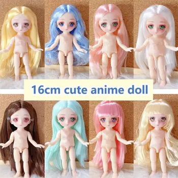 Новая 16 см 23 см милая кукла аниме 1/8 Bjd, кукла с несколькими суставами, кукла для детей
