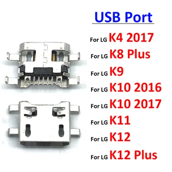 Новое Зарядное устройство Разъем Для Зарядки USB Порт Док-станция Для LG K9 K11 K10 K4 2017 K10 2016 K8 K12 Plus Q60 V30 V40 K50 K50s