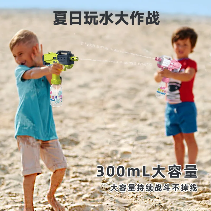 Новый Электрический Водяной пистолет Оптом, Детские игрушки для игры в воду, Летний Дрейфующий Фестиваль Сонгкран, Водяной распылитель UZI, Водяной пистолет - 1