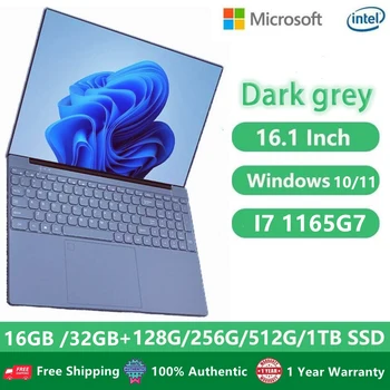 Ноутбук AKPAD 11-го поколения Intel Core i7-1165G7 Ultraslim Ноутбуки Макс 32 ГБ оперативной памяти 2 ТБ SSD 16,1 ”1920x1200 IPS Экран Windows 10 11 Pro