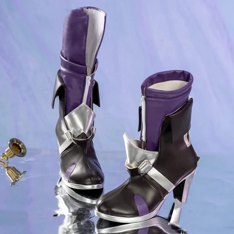 Обувь Seele для Косплея, аниме-игра Honkai: Star Rail, Модные туфли на высоком каблуке с короткой трубкой для женщин, Аксессуары для ролевых игр для вечеринок - 1