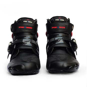 Обувь для мотокросса из микрофибры Riding Tribe, Защитные ботильоны для мотогонок, противоударные, нескользящие, Новые A9003