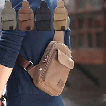 однотонная холщовая сумка, простая дорожная мужская военная холщовая сумка на молнии, сумка через плечо, Походный рюкзак