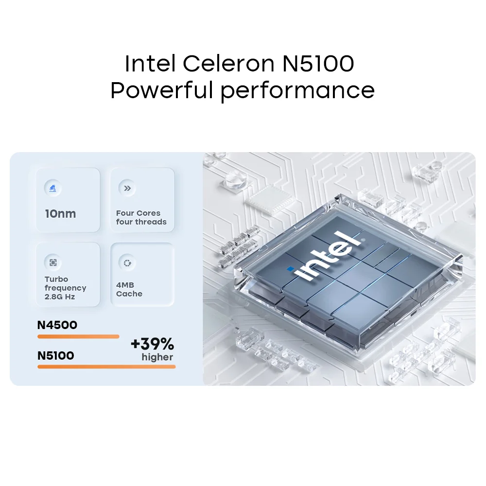 Планшетный ноутбук DERE T11 с 11-дюймовым сенсорным экраном 2K IPS Intel Celeron N5100 12 ГБ оперативной памяти 512 ГБ SSD Офисный Обучающий ноутбук Windows 11 - 3