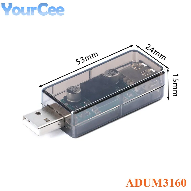 Плата изоляции питания USB ADUM3160 Модуль аудиоизолятора цифрового сигнала 1500 В - 0