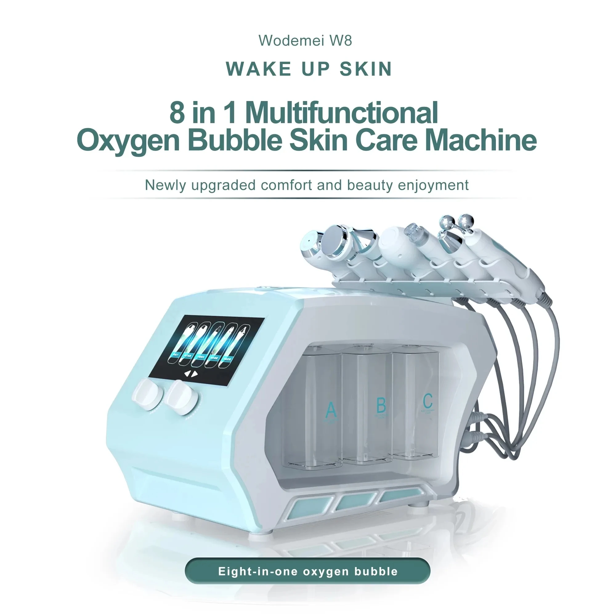 Профессиональная Портативная Машинка 7 В 1 Microdermoabrasion Facial Skin Management Dermabrasion Beauty Hydrafacial Machine - 0
