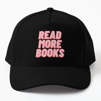 Прочитайте больше книг, Бейсболка, шляпа в стиле хип-хоп, Чапка, Капот, Весна
 Уличный летний чехол с принтом, однотонный черный Snapback