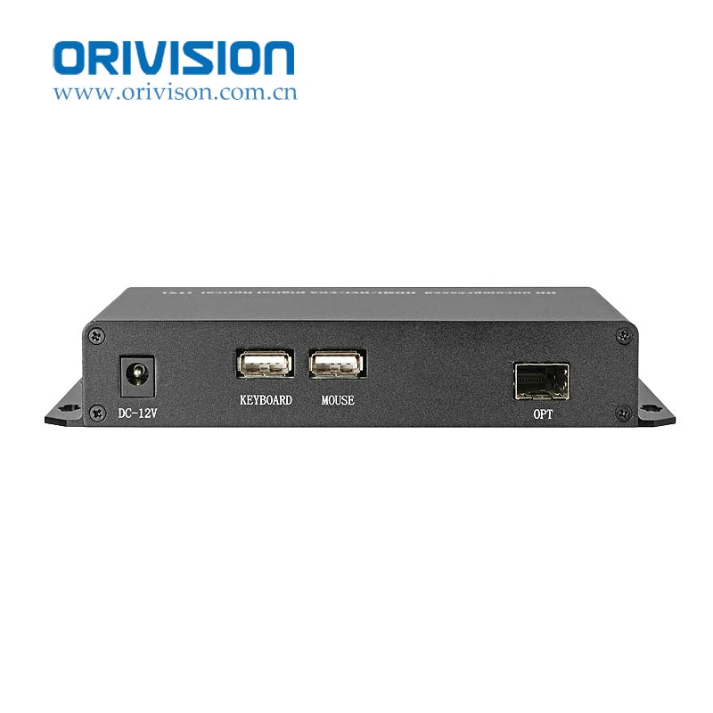 Расширитель Full HD DVI KVM с оптоволокном, без сжатия Поддерживает передачу DVI, аудио, USB сигнала одновременно - 2