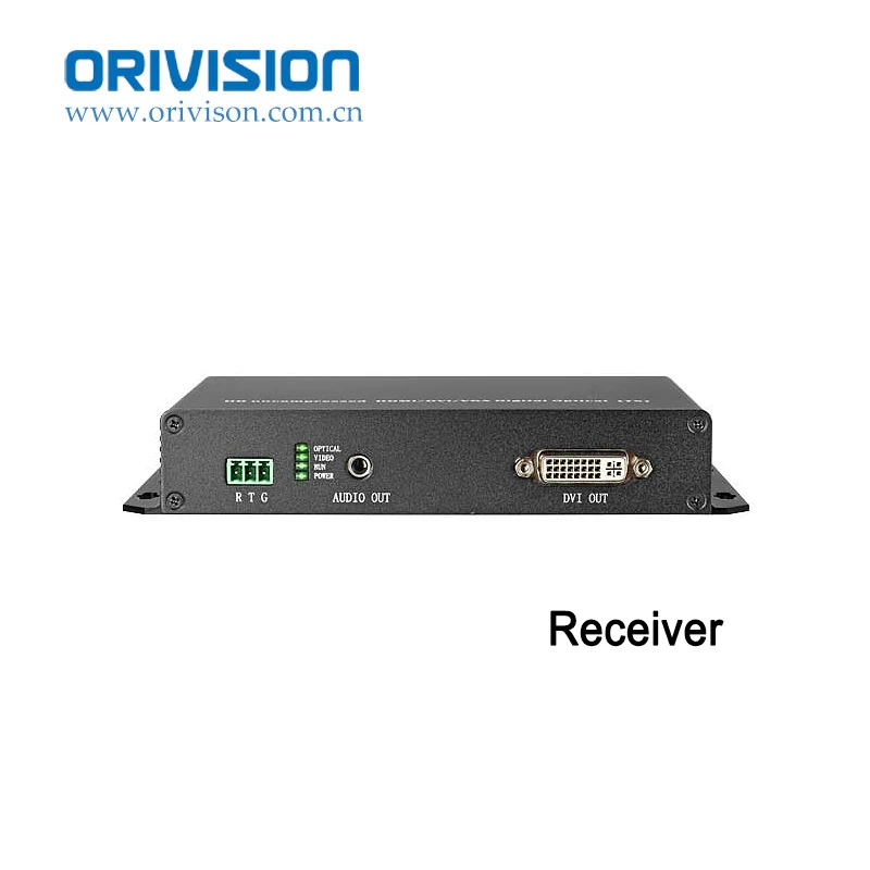 Расширитель Full HD DVI KVM с оптоволокном, без сжатия Поддерживает передачу DVI, аудио, USB сигнала одновременно - 4