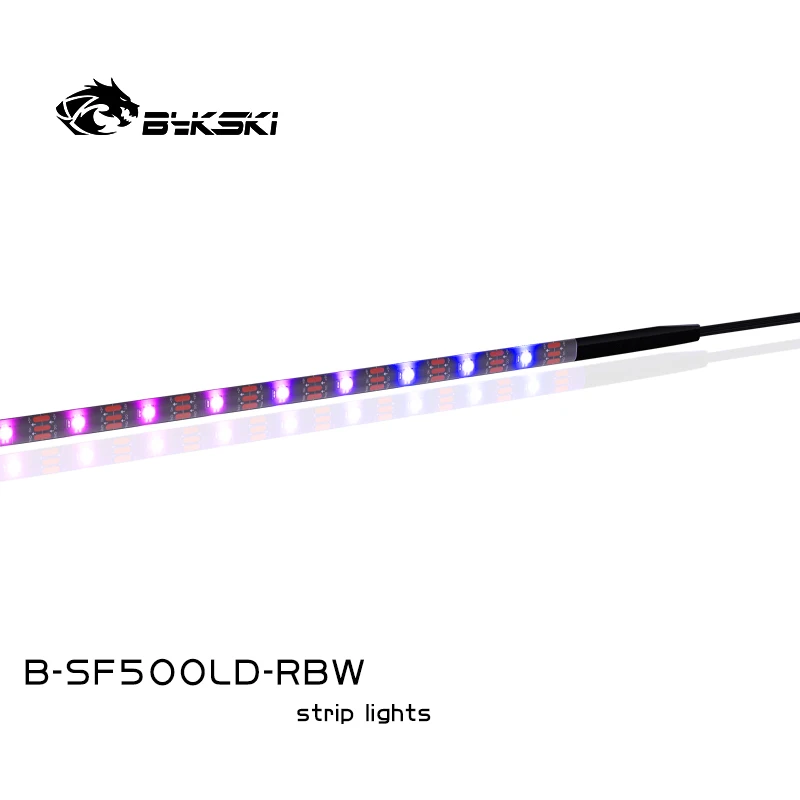 Светодиодная лента Bykski 5v RGB RBW с самоклеющейся водонепроницаемой лентой 50 см - 5
