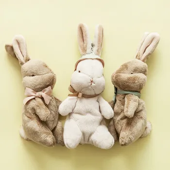 Скандинавская плюшевая кукла-кролик ручной работы, Kawai, Плюшевый кролик, Комфортные игрушки для детей, подарки, Мебель для кукольного домика, Аксессуары, Реквизит