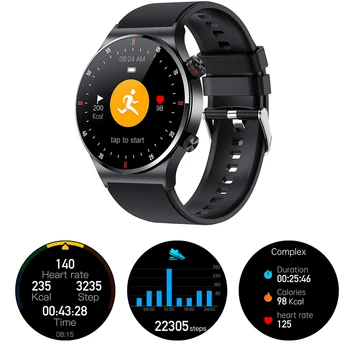 Смарт-часы для Oneplus 8 Pro/9 Pro Samsung OPPO Find X5 BLU J9L Мужские Bluetooth Наушники для измерения сердечного ритма и артериального давления Smartwatch