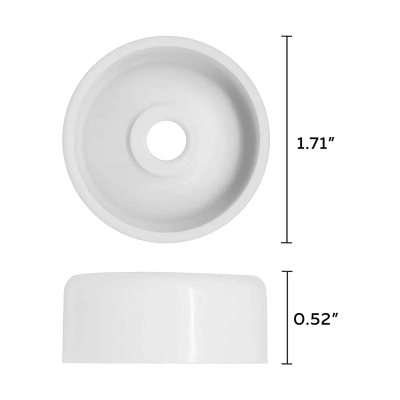 Сменные ролики и шпильки для посудомоечной машины из 8 предметов Белого Цвета, совместимые с AP2039084 - 5