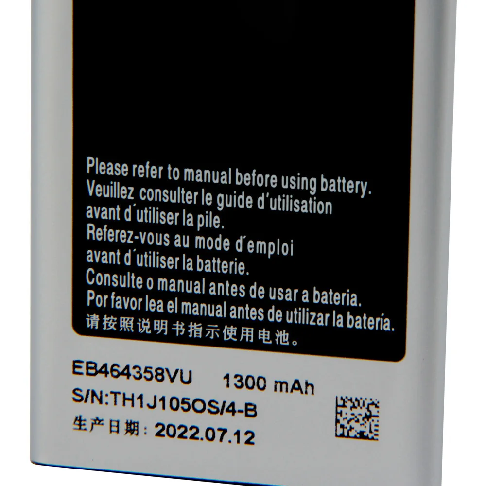 Сменный Аккумулятор EB464358VU для Samsung Galaxy GT-S6358 S7500 S6102E S6802 S6352 S7508 S6010 S6818U S6358 S6500D 1300 мАч - 4