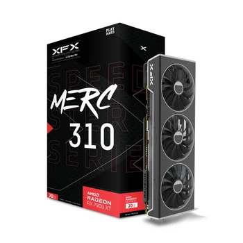 Совершенно новая игровая видеокарта XFX Force AMD RX 7900XT 20GB MERC 310 для геймеров, поддерживающая игры в формате 4K с высокой производительностью