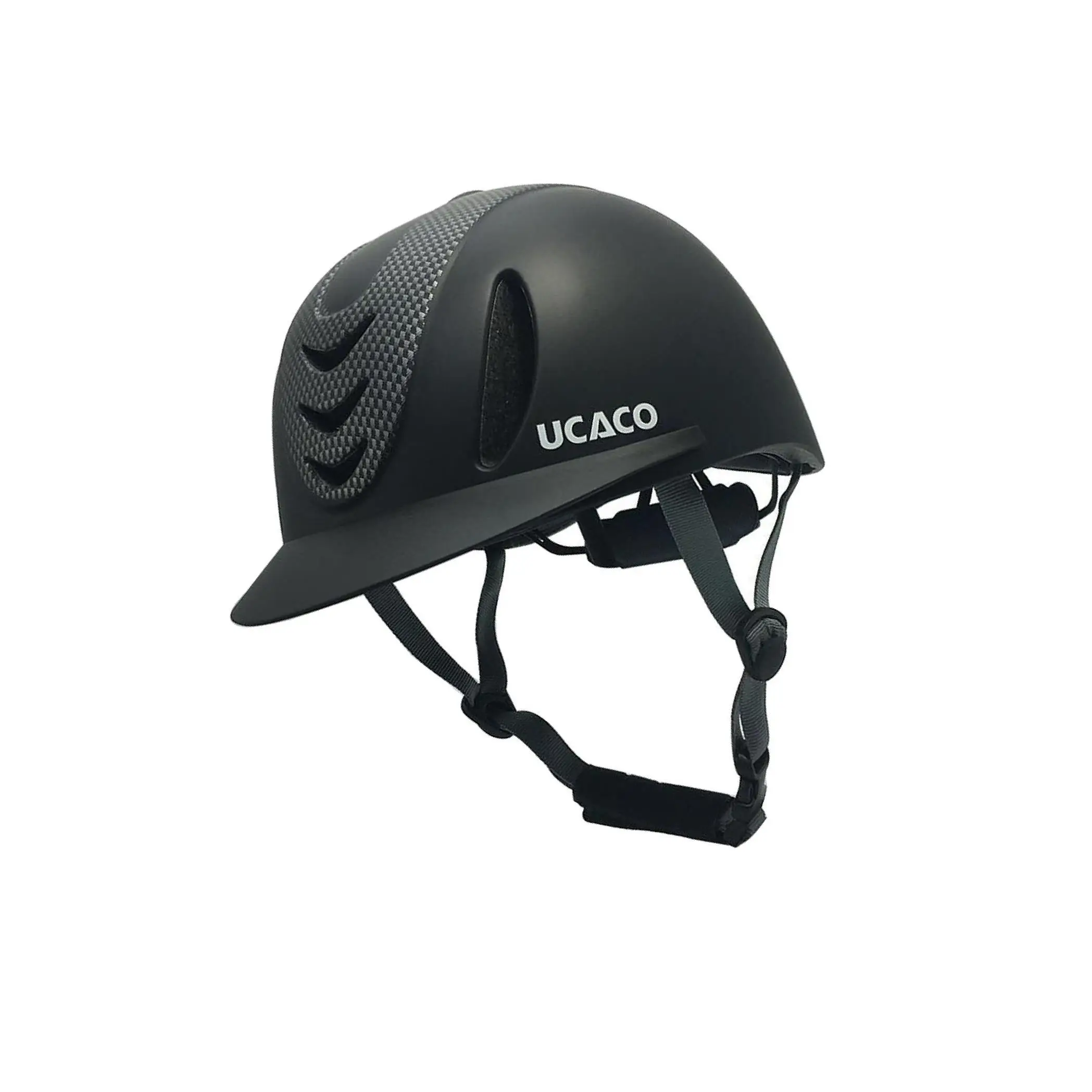 Стартовый шлем для верховой езды, защитный шлем старше 13 лет, полностью черный - 5
