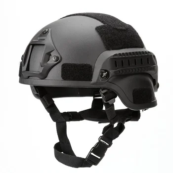 Тактический шлем Военный Вентилятор Водомет Шлем Специальные очки Руководство Камуфляж Боевой шлем Бунт Шлем Косплей