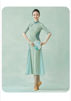 Танцевальное платье Чонсам Классический танцевальный костюм Платья для выступлений Pian Pian Xi Huan Ni