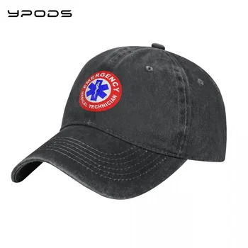 Техник скорой медицинской Помощи EMT Бейсболки для Мужчин Женщин Винтажные Промытые Хлопчатобумажные Шляпы для Папы С Принтом Snapback Cap Hat