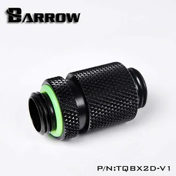 Удлинитель Barrow TQBX2D-V1, Полнофункциональный Двойной штекерный удлинитель, Черный/Серебристый / белый, устройство для радиатора водяного кулера