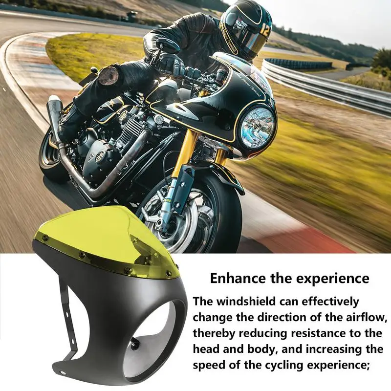 Универсальный протектор лобового стекла мотоцикла Ветрозащитный экран для BMW SUZUKI Обтекатель кузова мотоцикла - 3