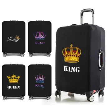 Чехол для багажа, Аксессуары для путешествий, принт Королевы для 18-32 дюймов, эластичная тележка для Пыли, Защитный чехол, чехлы для дорожных сумок