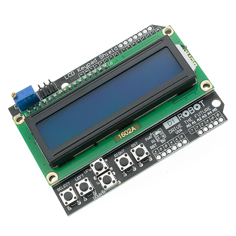 Экран ЖК-клавиатуры LCD1602 Модульный дисплей LCD 1602 для Arduino ATMEGA328 ATMEGA2560 raspberry pi UNO синий экран - 2