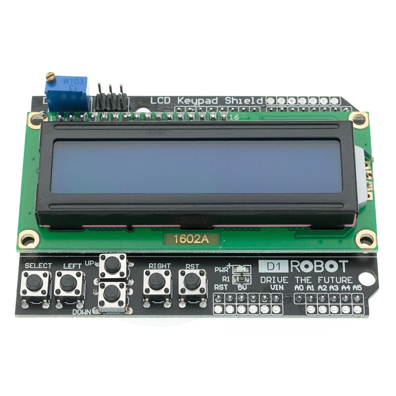 Экран ЖК-клавиатуры LCD1602 Модульный дисплей LCD 1602 для Arduino ATMEGA328 ATMEGA2560 raspberry pi UNO синий экран - 3